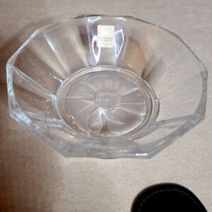 Emanuel Ungaro Sasaki Crystal Japan Crystal Dish